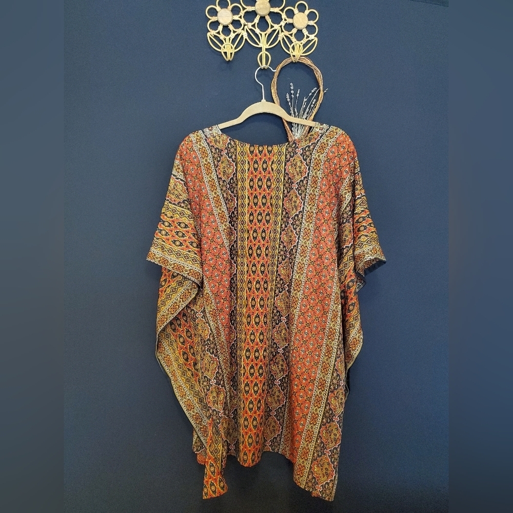 Vintage Sante Orange Kaftan - Picture 14 of 14